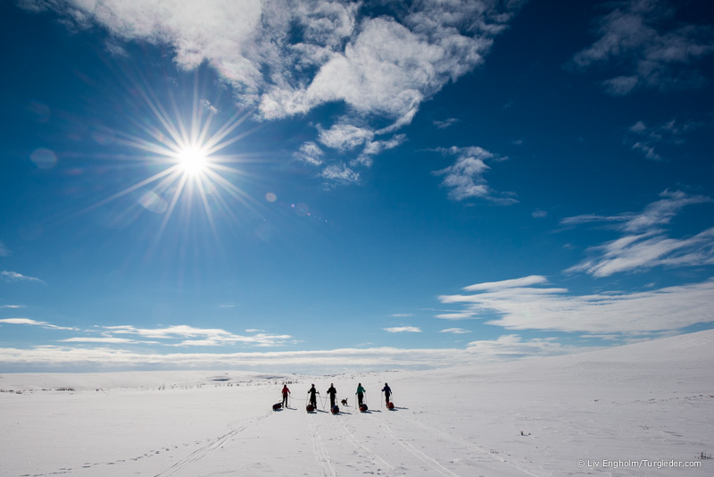 Finnmark Plateau West-East skiing expedition 